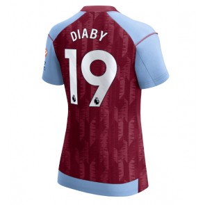 Aston Villa Moussa Diaby #19 Hemmatröja Dam 2023-24 Kortärmad